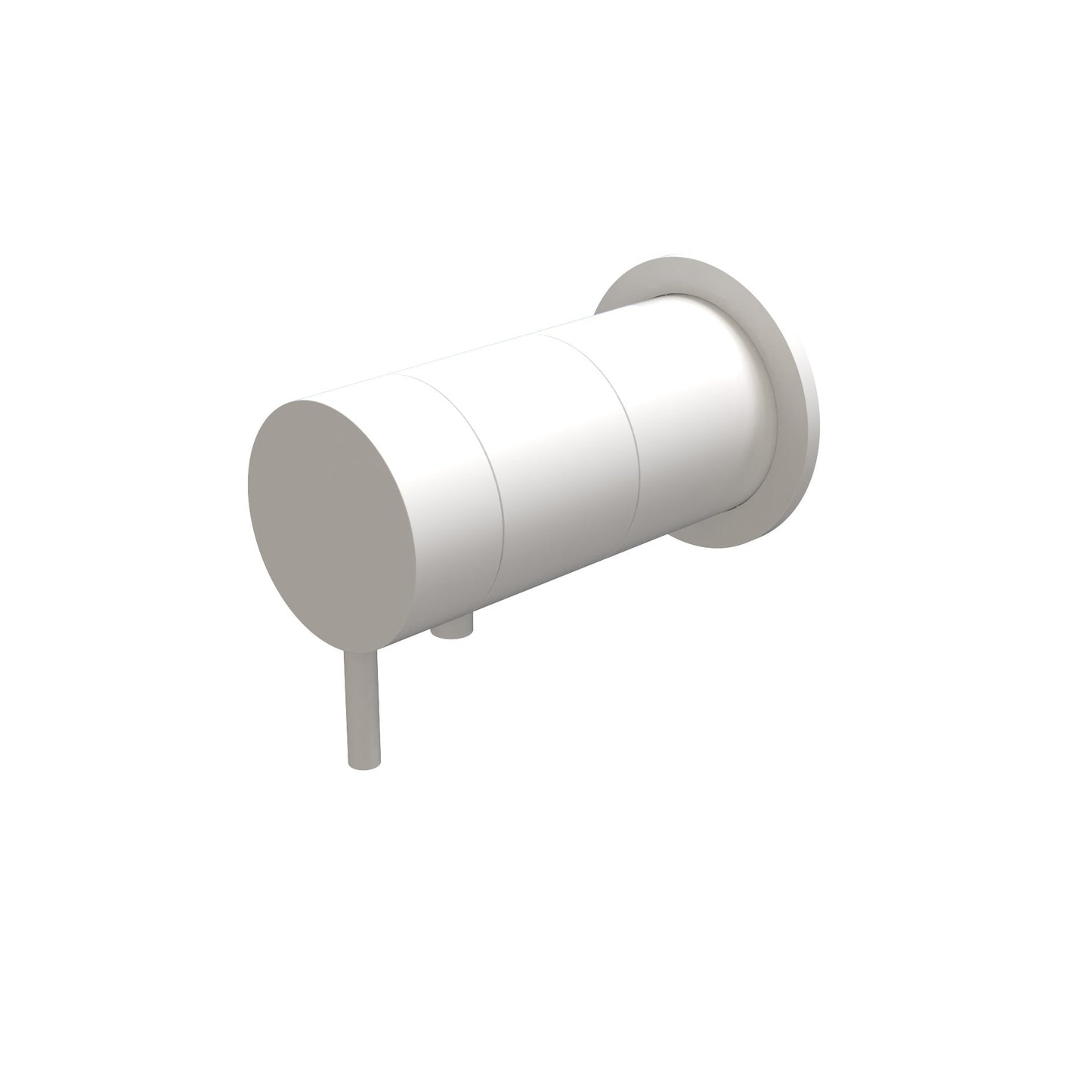 T1.42TBE.R One-way concealed thermostatic mixer - external part with round plate