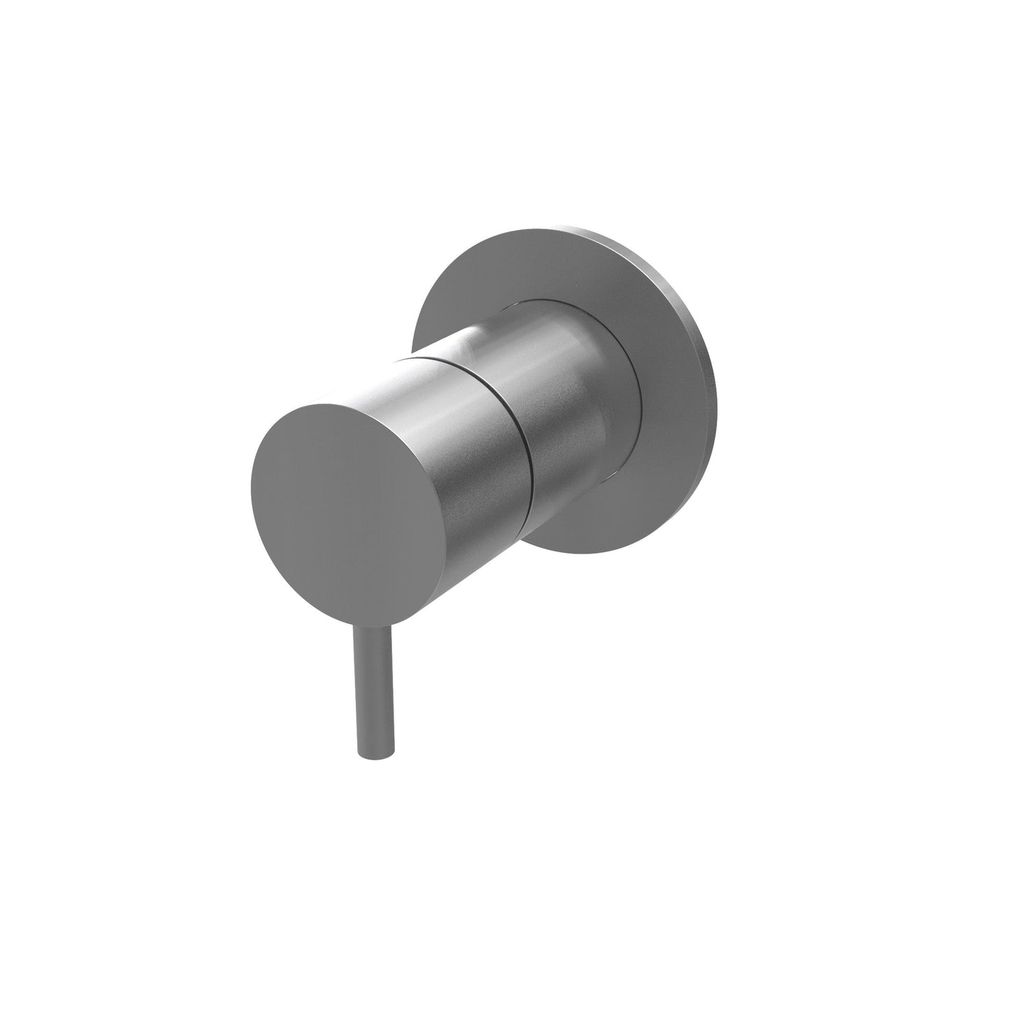 T1.48.E.R Concealed diverter - external part - Stainless Steel Brushed