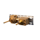 TMA.32T.MAX Two-way concealed thermostatic bathtub/shower mixer - internal part with installation plate