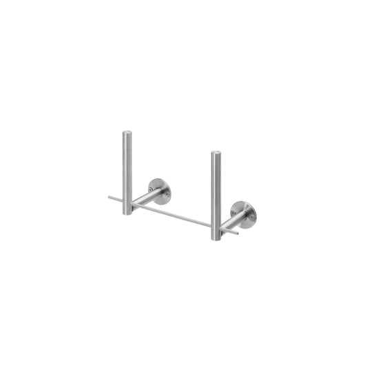 A7.31 Double roll holder - Stainless Steel Brushed