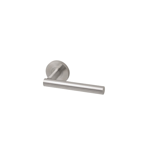 FP.L2SE.110 Left hand door handle 110 mm - Stainless Steel Brushed