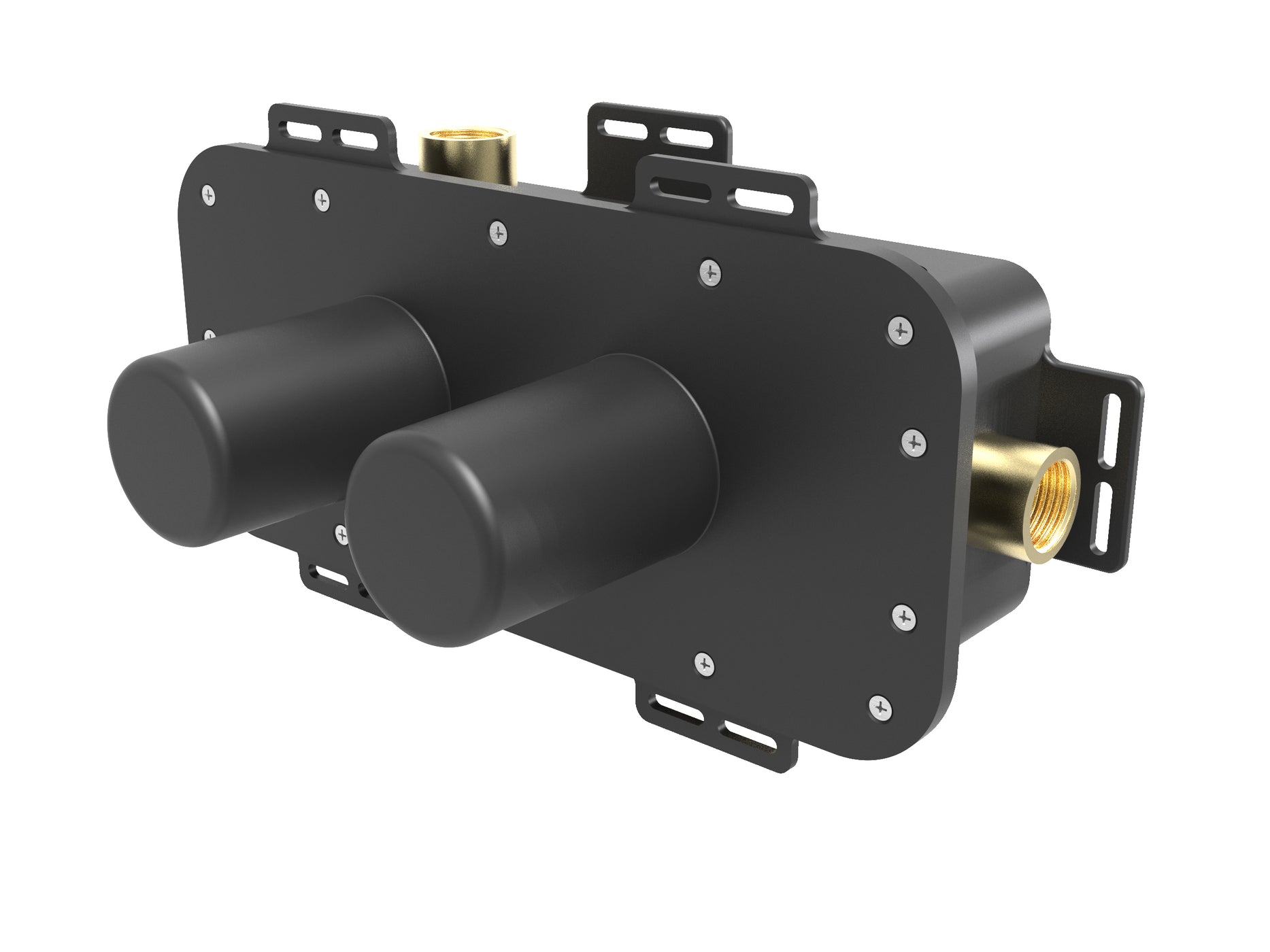 T0.320T.BI Two-way concealed thermostatic bathtub/shower mixer - internal part with installation box