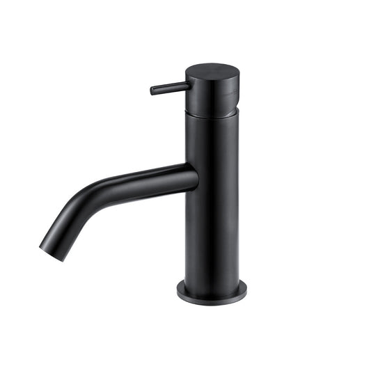 T1.10 Deck mounted washbasin mixer with waste valve - PVD Black Matt