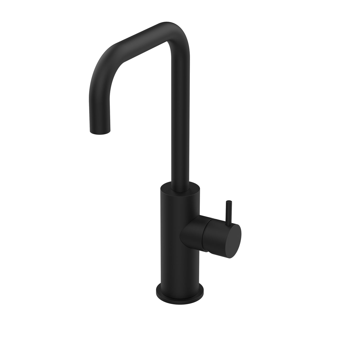 T1.12.1F.H Deck mounted washbasin mixer with swivel H spout and waste valve