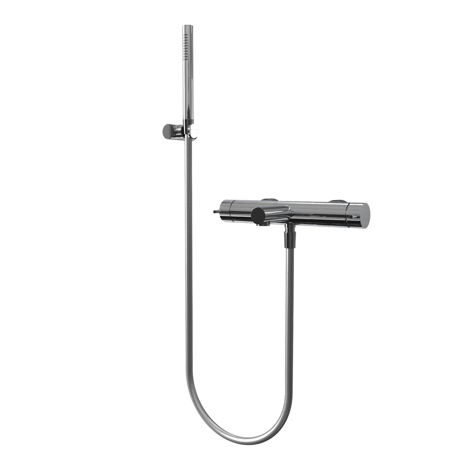 T1.30N Two-way bathtub mixer with spout, hand shower and adjustable holder - new version