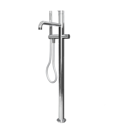 T1.33.E Two-way freestanding bathtub mixer with hand shower kit - external part