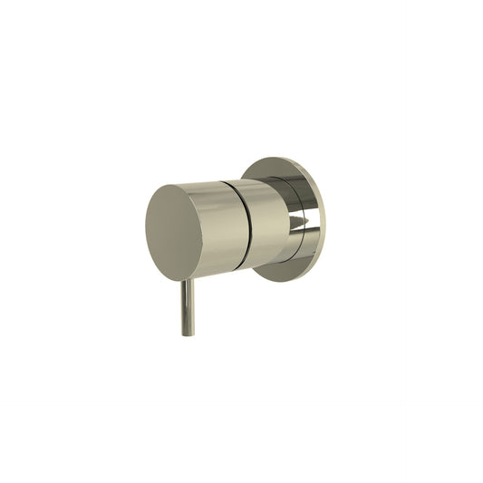 T1.42.E Concealed mixer / diverter - external part - PVD White Gold Polished