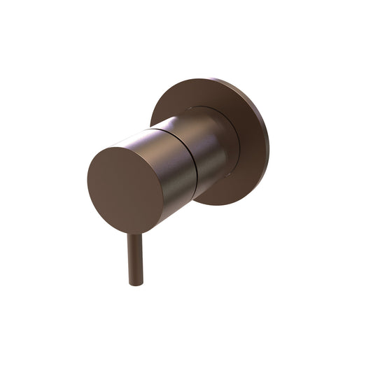 T1.48.3S.E Concealed diverter for T1.360 / T1.360T - external part - PVD Bronze Brushed