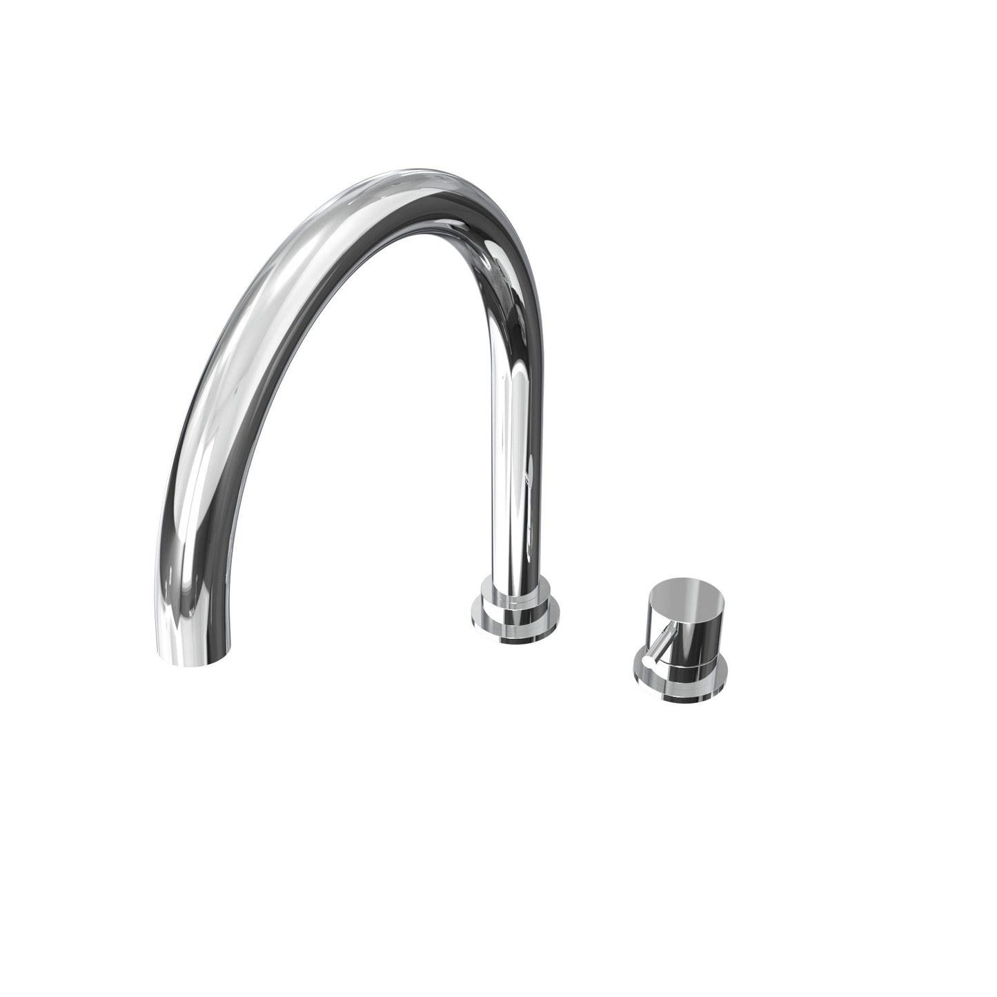 T1.51U Two-hole kitchen mixer with swivel U spout