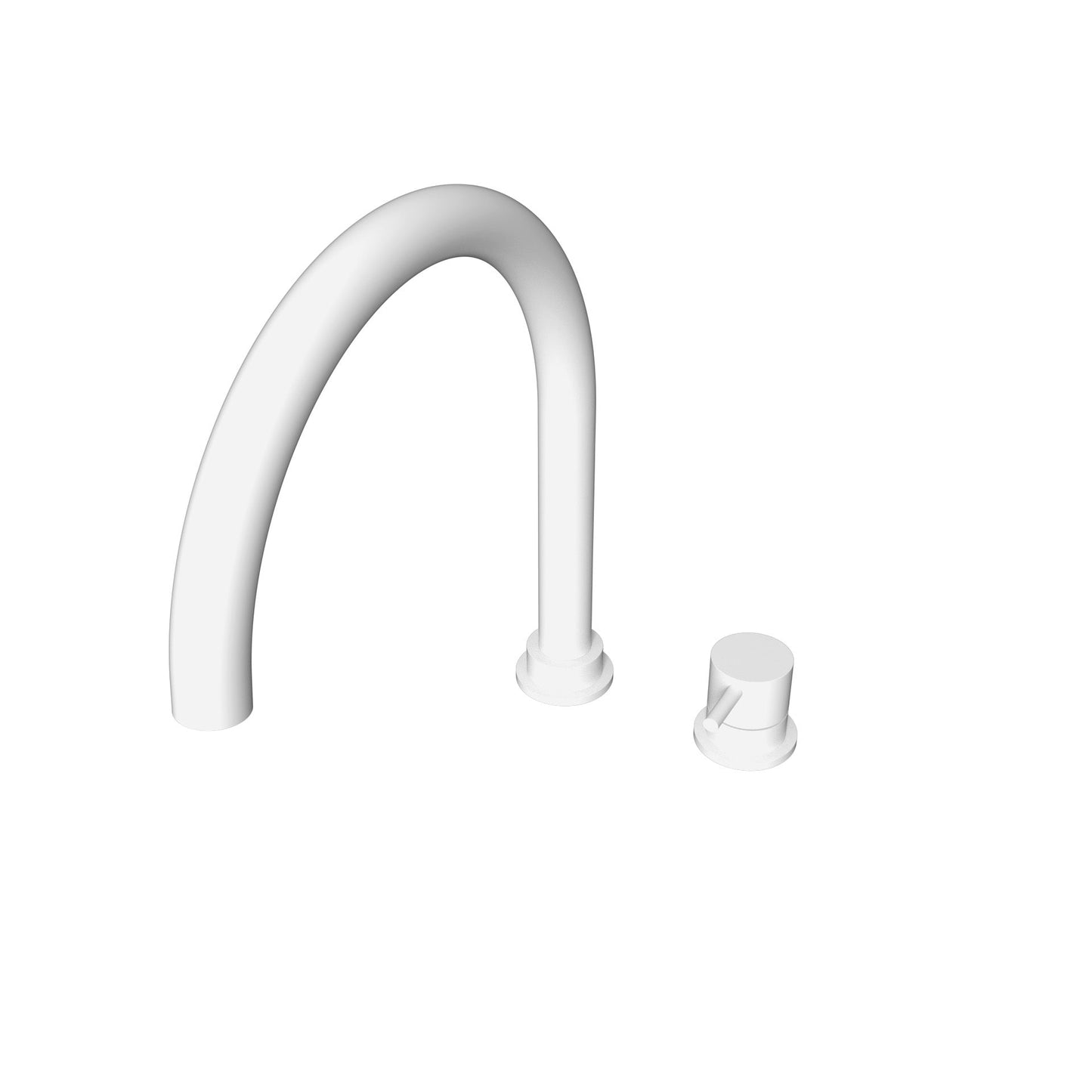 T1.51U Two-hole kitchen mixer with swivel U spout