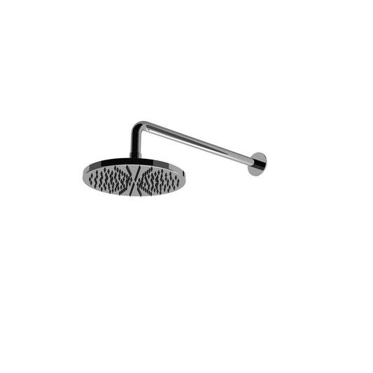 T1.641 Wall mounted Ø 200 mm head shower - PVD Gun Metal Polished