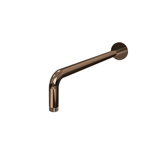 T1.646.38 Wall mounted head shower arm 380 mm - PVD Bronze Polished