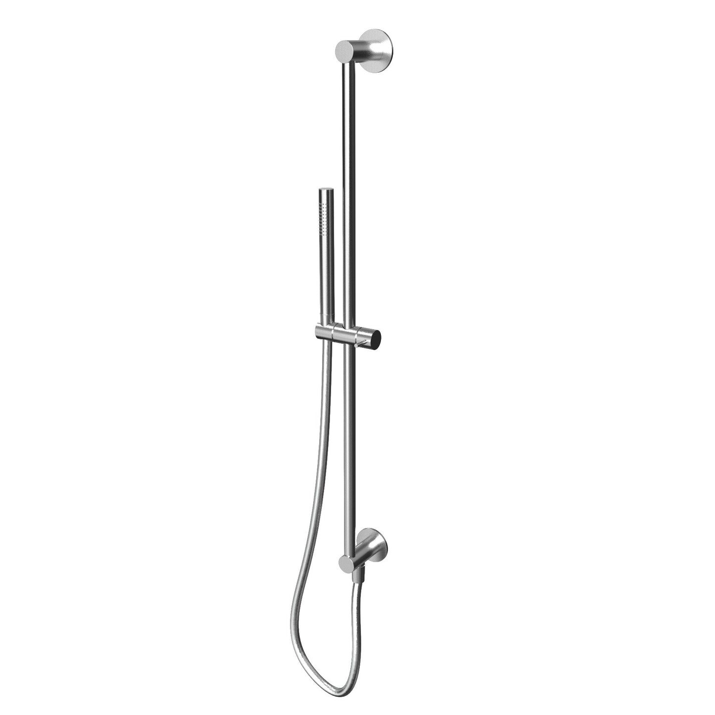 T1.661 Sliding shower rail with outlet, flexible and hand shower