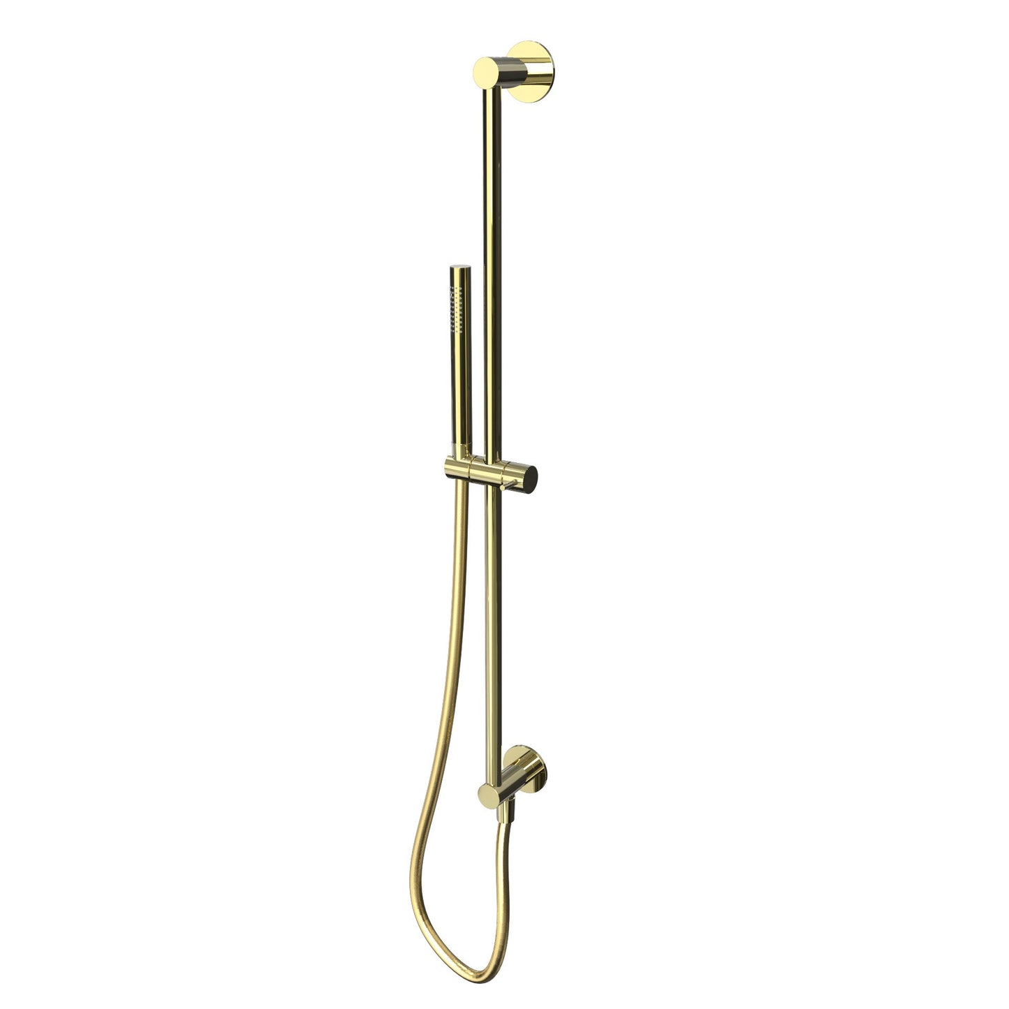 T1.661 Sliding shower rail with outlet, flexible and hand shower