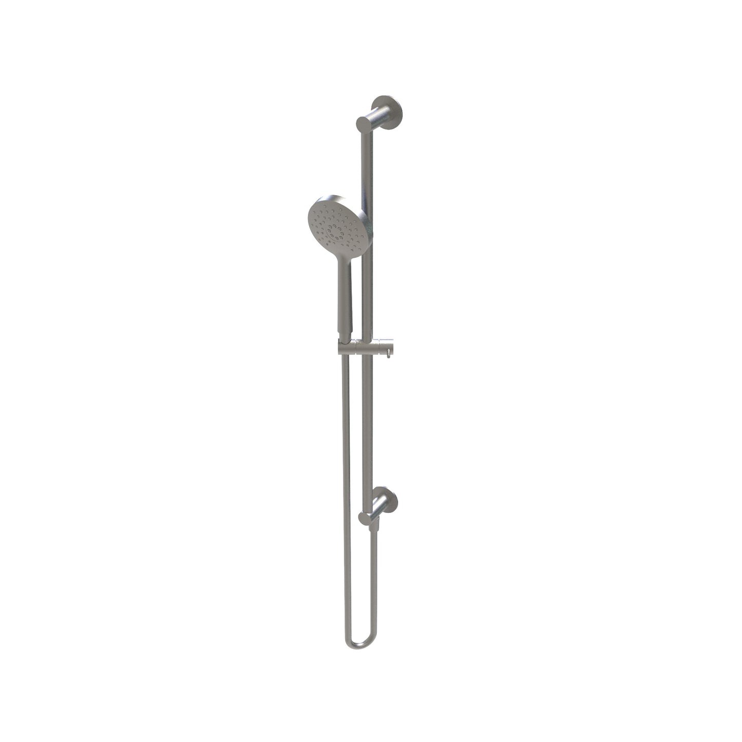 T1.661.R Sliding shower rail with outlet, flexible and round hand shower