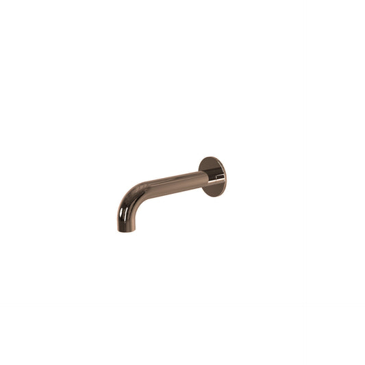 T1.671.15 Wall mounted bathtub spout 15 cm - PVD Bronze Polished