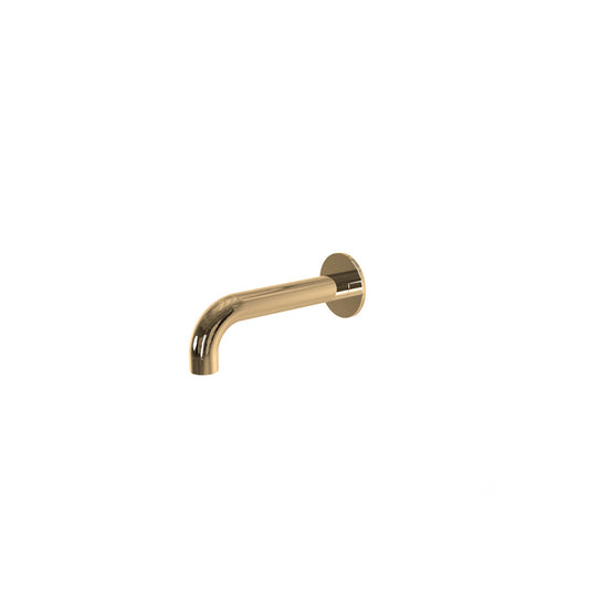 T1.671.15 Wall mounted bathtub spout 15 cm - PVD Copper Polished