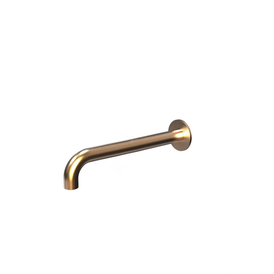 T1.671.30 Wall mounted bathtub spout 30 cm - PVD Copper Brushed