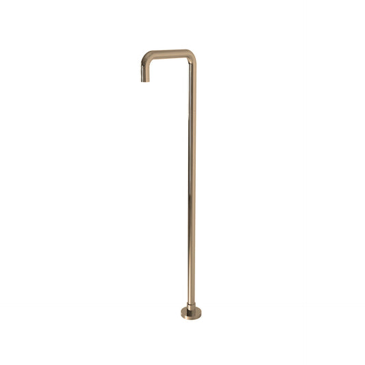T1.672H Freestanding bathtub H spout - PVD Copper Polished