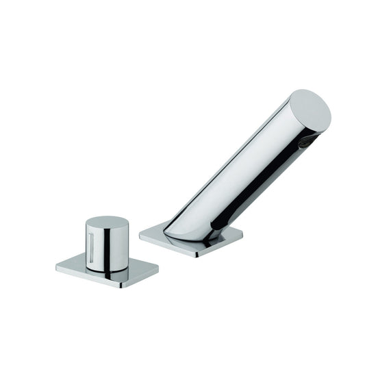T10.12.SV Two-hole deck mounted washbasin mixer without waste valve - Chrome