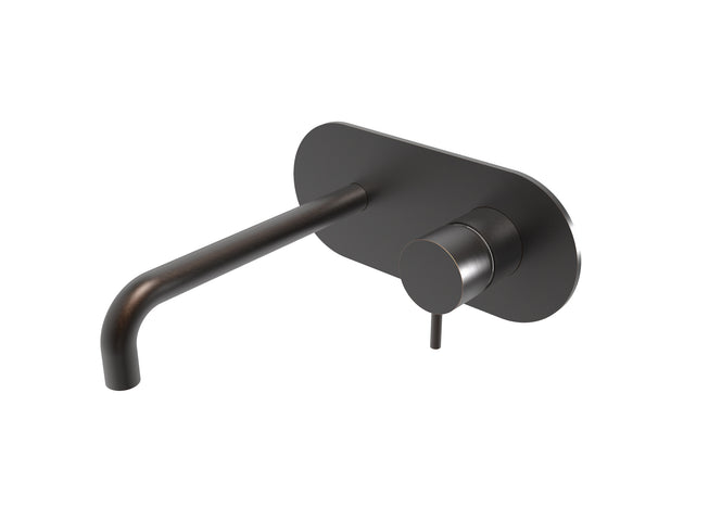 T1.161.E.O Torneira misturadora de encastrar - parte externa com espelho oval e válvula (sem bica)