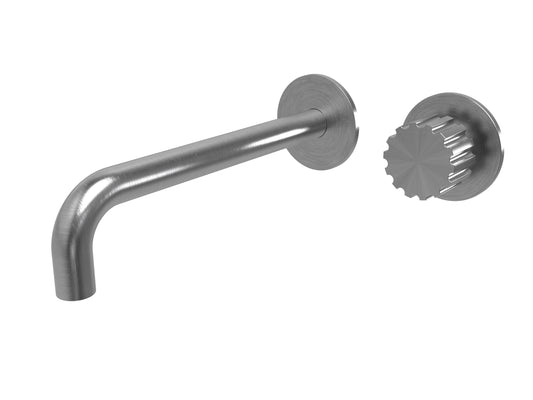 TMI.16.E.M Torneira misturadora de lavatório de encastrar 2 furos - parte externa com válvula (sem bica)