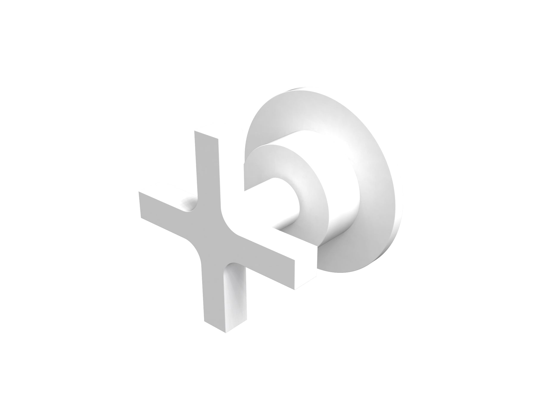 TMI.43.E.C Torneira de passagem / desviador de encastrar - parte externa Cruz