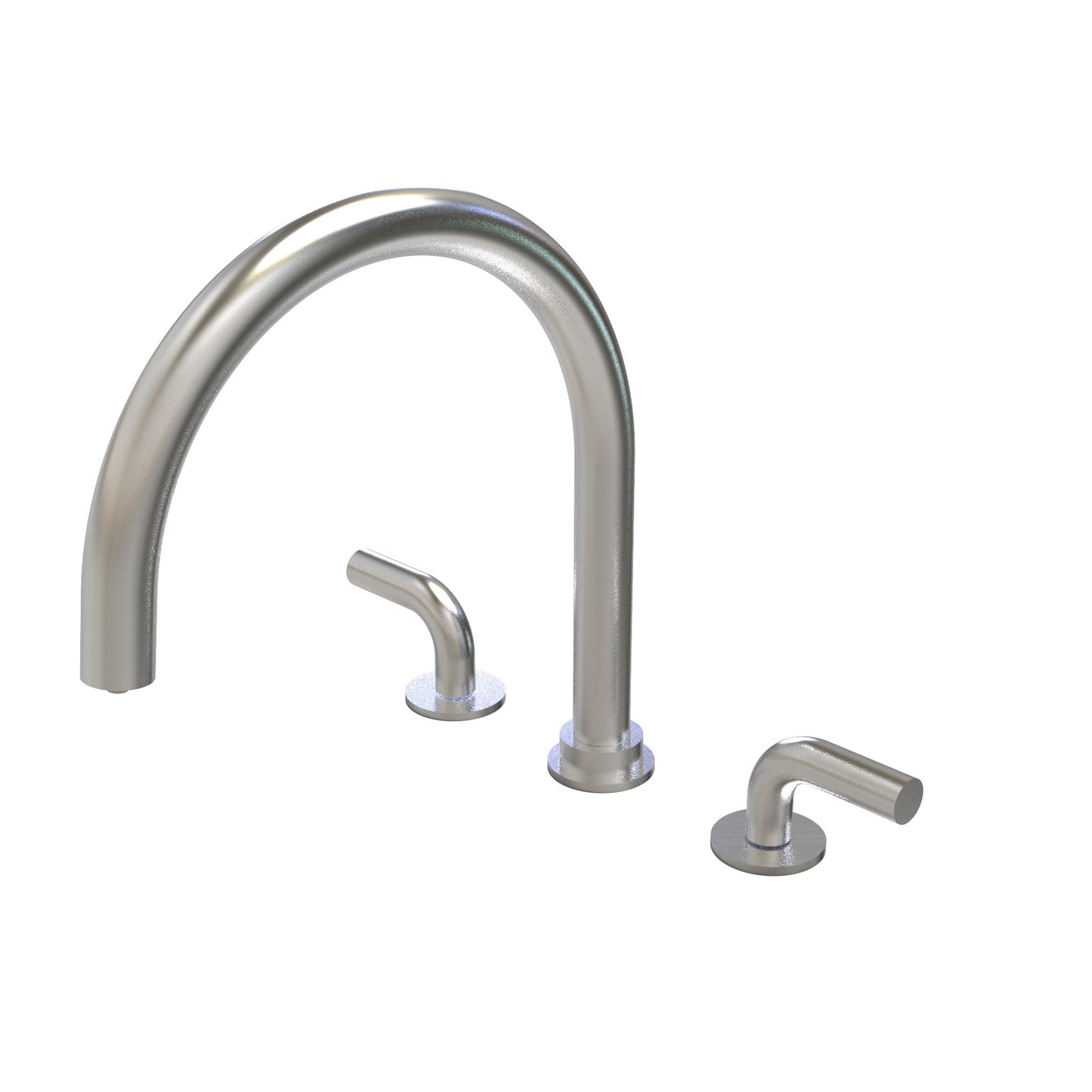 TMI.A.52U Three-hole kitchen mixer with swivel U spout for water purifier