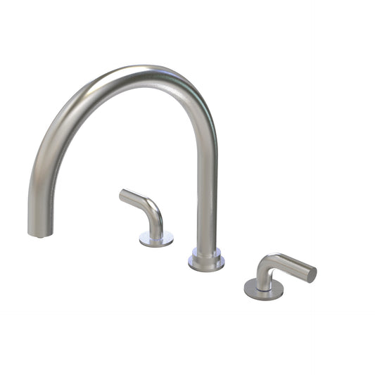 TMI.A.52U Three-hole kitchen mixer with swivel U spout for water purifier