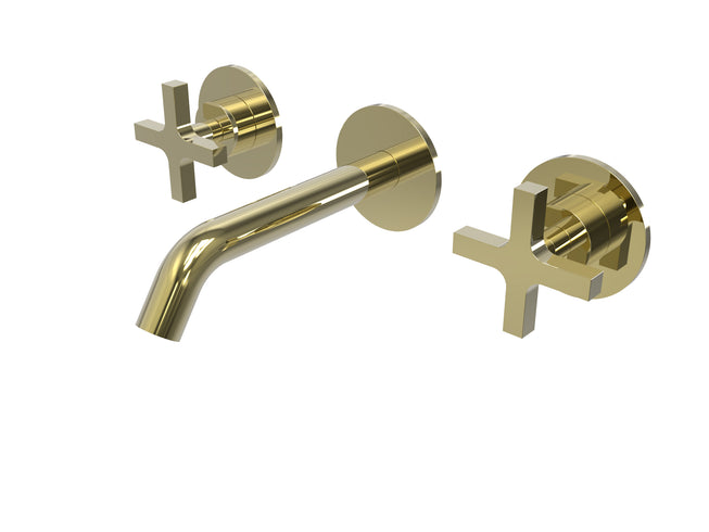 TMI.16.3F.E.C Torneira misturadora de lavatório de encastrar 3 furos - parte externa com válvula (sem bica)