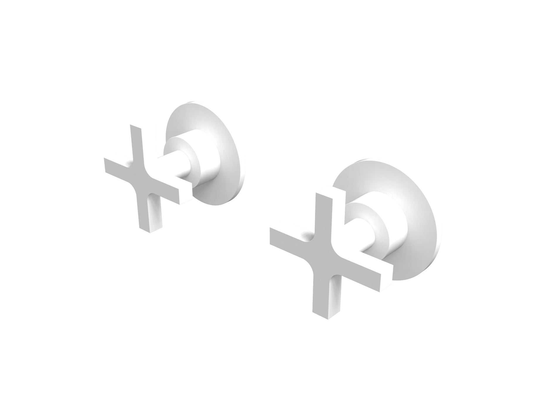 TMI.320T.E.C Torneira misturadora de banheira/duche termostática de encastrar 2 saídas - parte externa