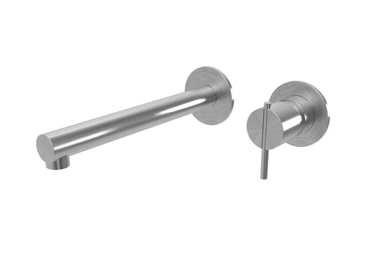 T4.16.E Two-hole concealed washbasin mixer - external part with round plates