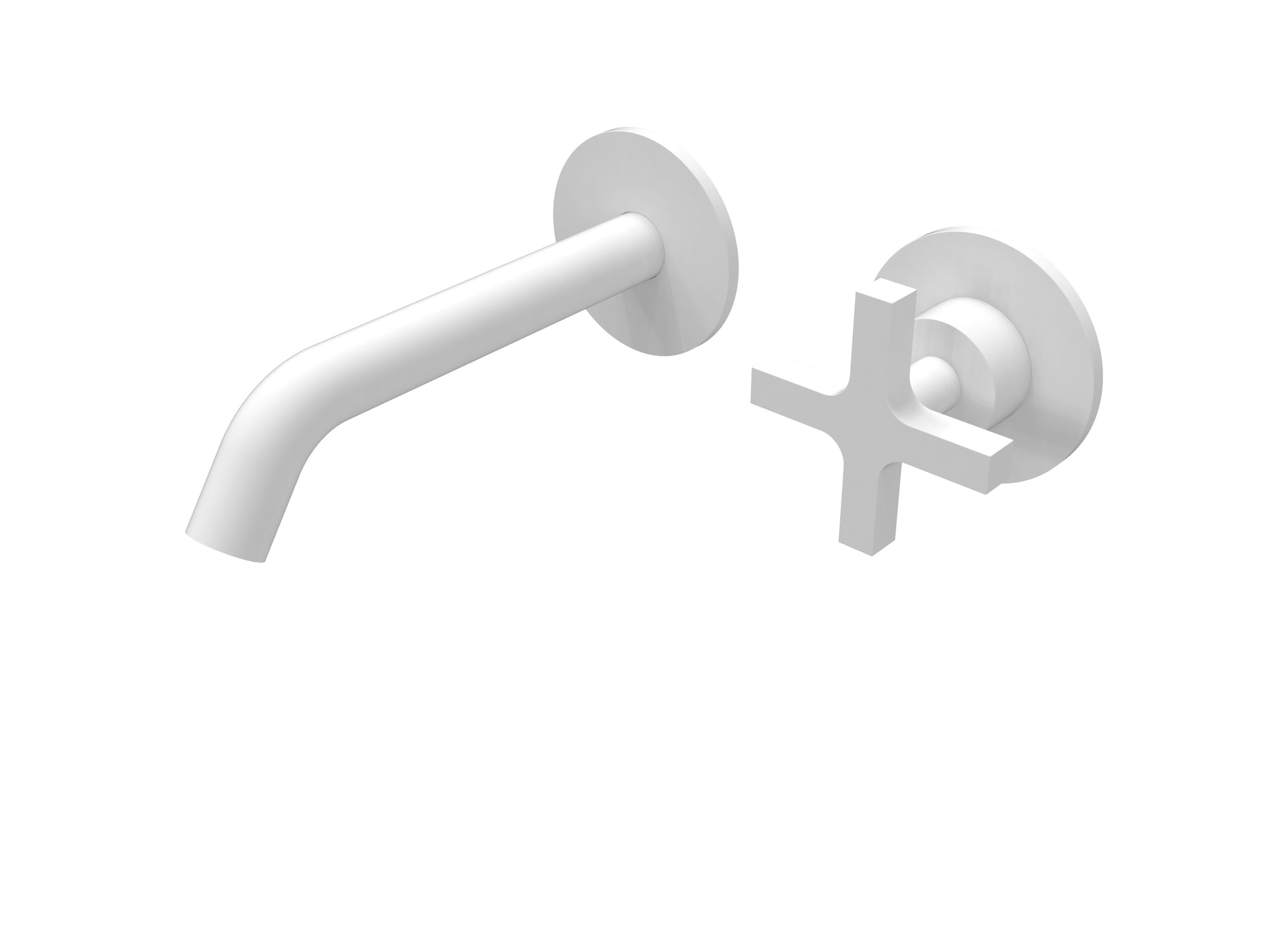 TMI.16.E.C Torneira misturadora progressiva de lavatório de encastrar 2 furos - parte externa com válvula (sem bica)