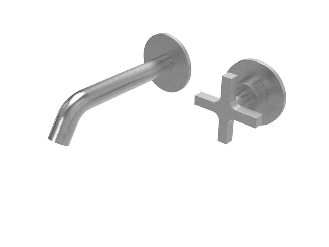 TMI.16.E.C Torneira misturadora progressiva de lavatório de encastrar 2 furos - parte externa com válvula (sem bica)